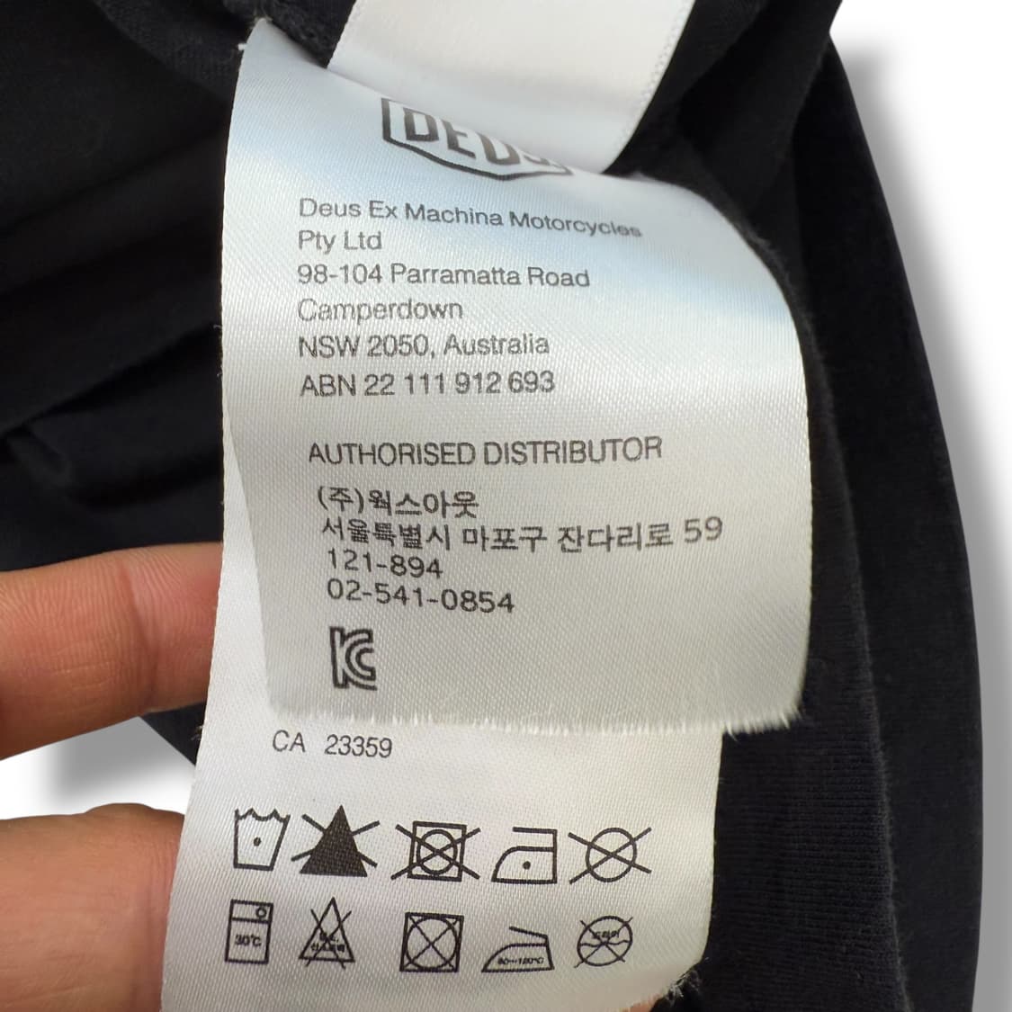 데우스 빅로고 긴팔티 r1240 상품이미지8