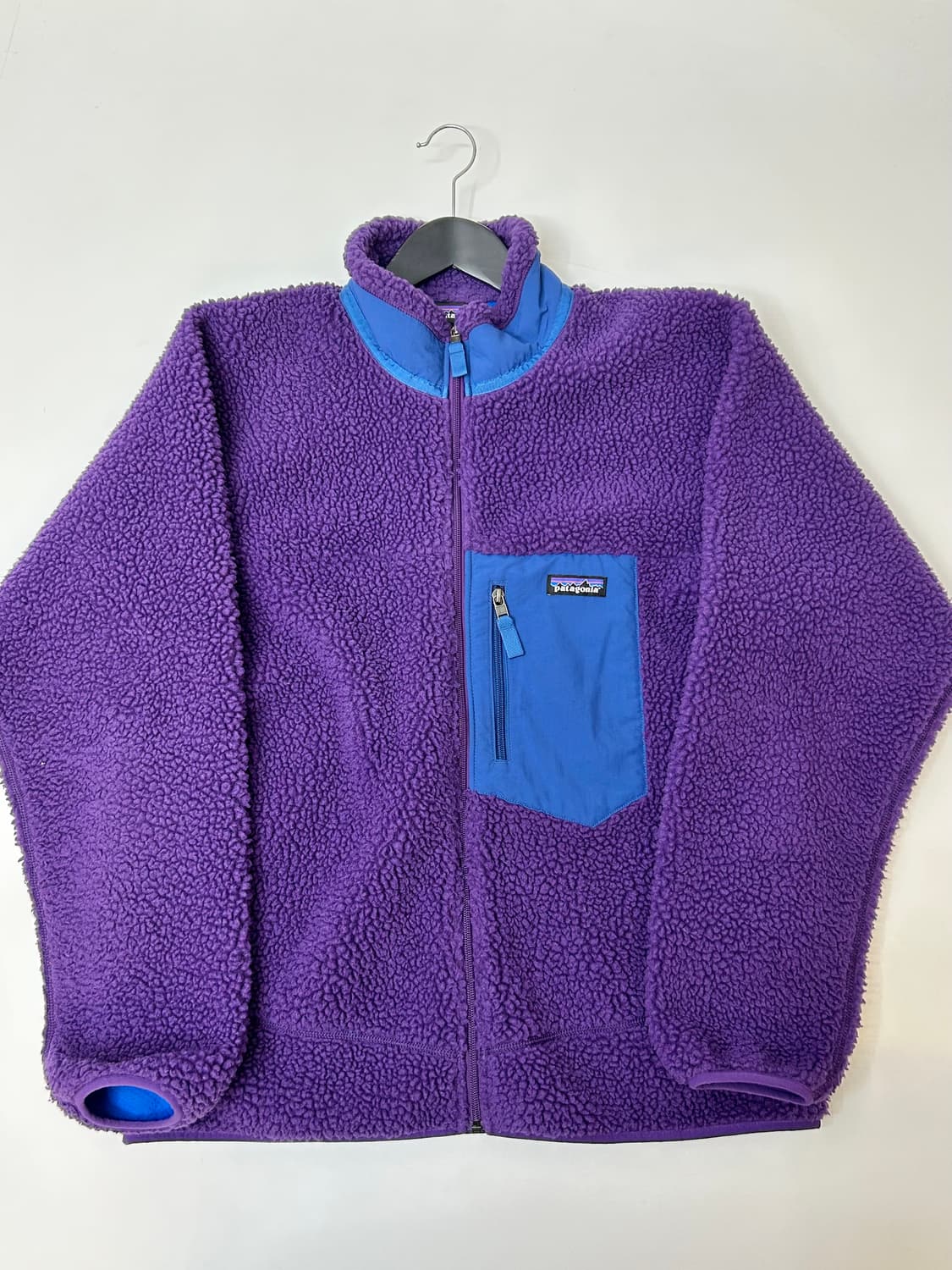 Patagonia 파타고니아 레트로 퍼플/블루 플리스 자켓 상품이미지2