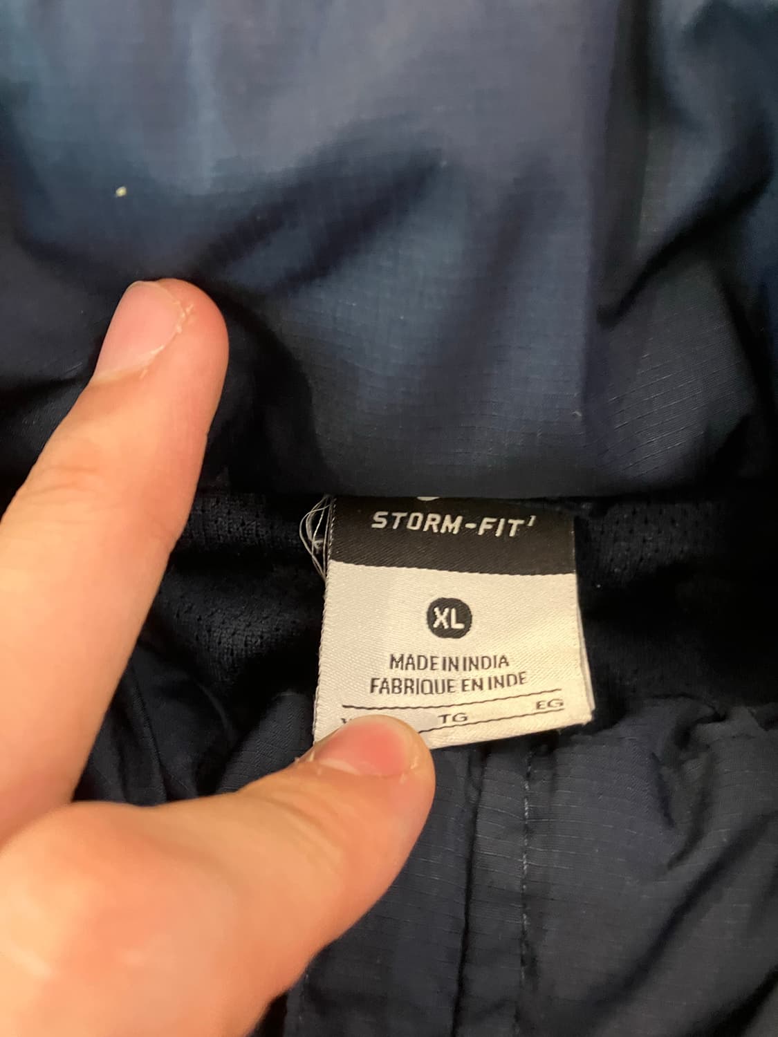 나이키 11-12 아스날 스톰핏 바람막이 네이비 상품이미지5