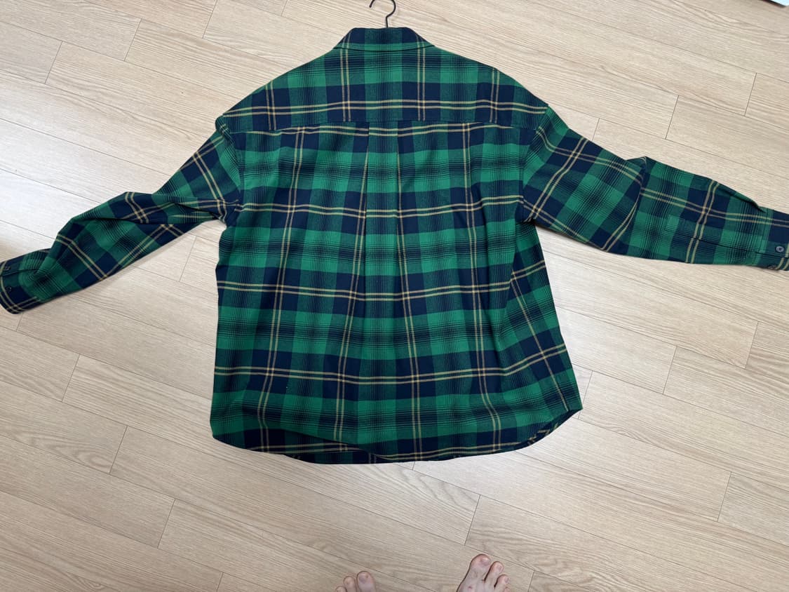 준지 체크 오버셔츠 상품이미지2