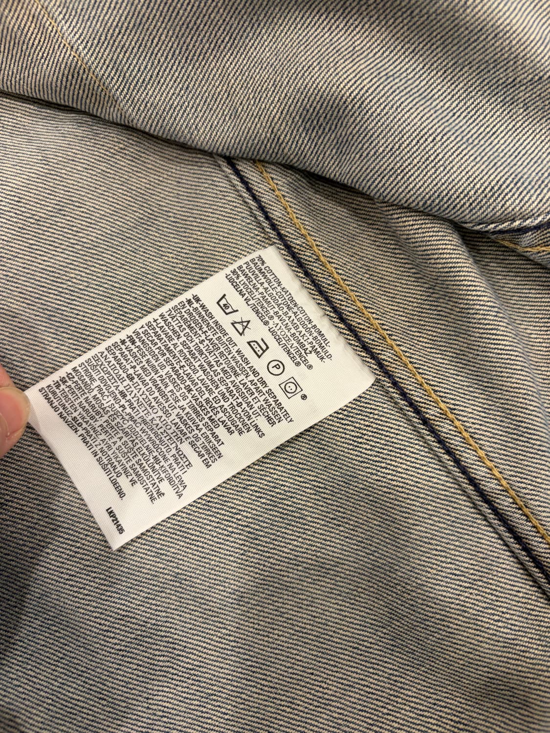 00s Levis 리바이스 엔지니어드 데님 트러커 자켓 상품이미지10