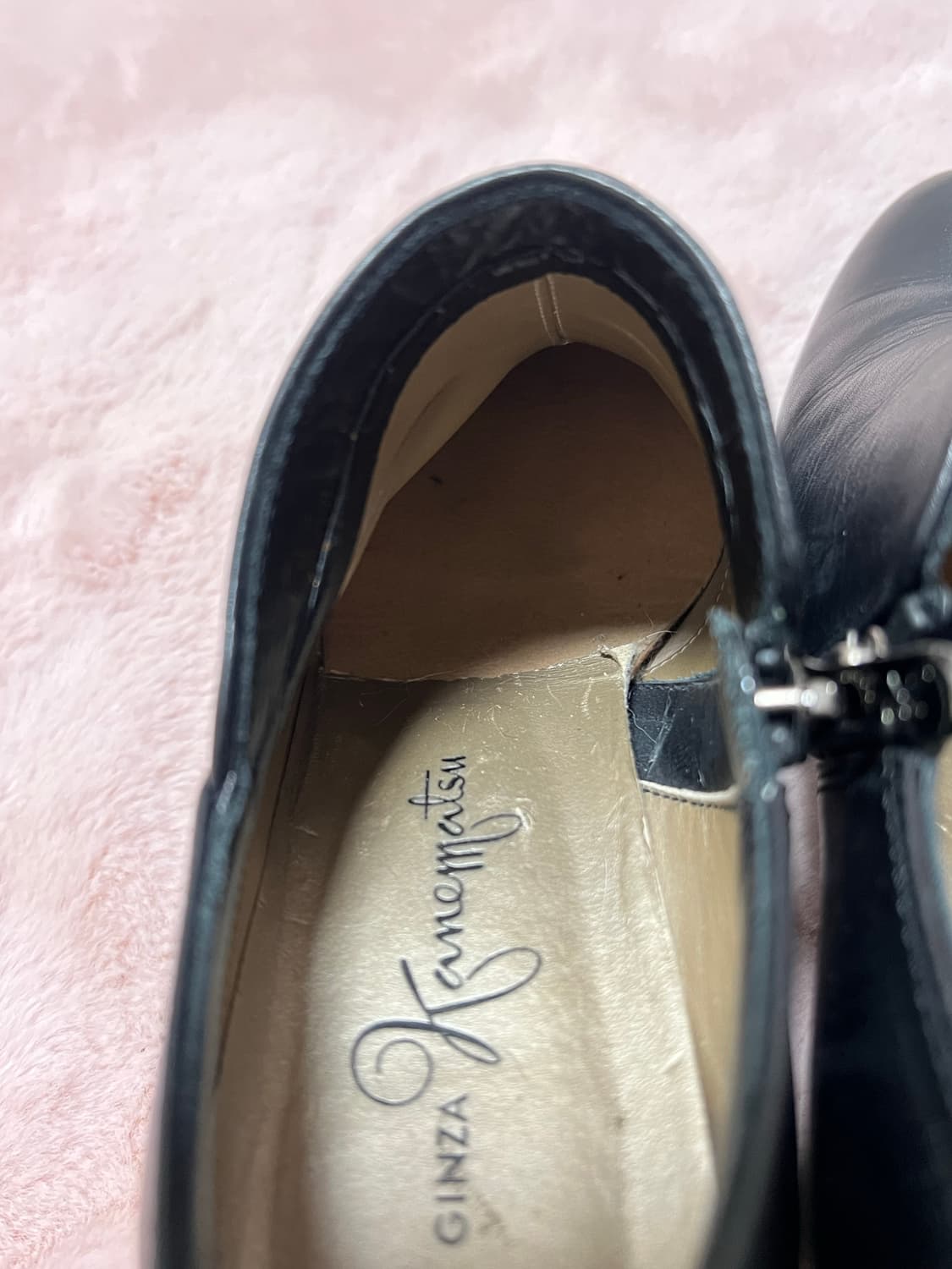 일본빈티지 갸루 레더 앵클부츠 오네갸루 y2k 공겜여주 상품이미지4