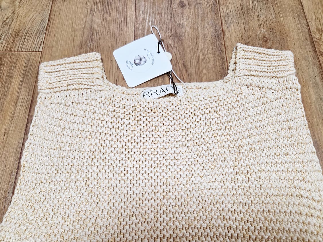 레이스(RRACE) 스퀘어넥 슬리브리스 니트 프리사이즈 새상품 상품이미지5