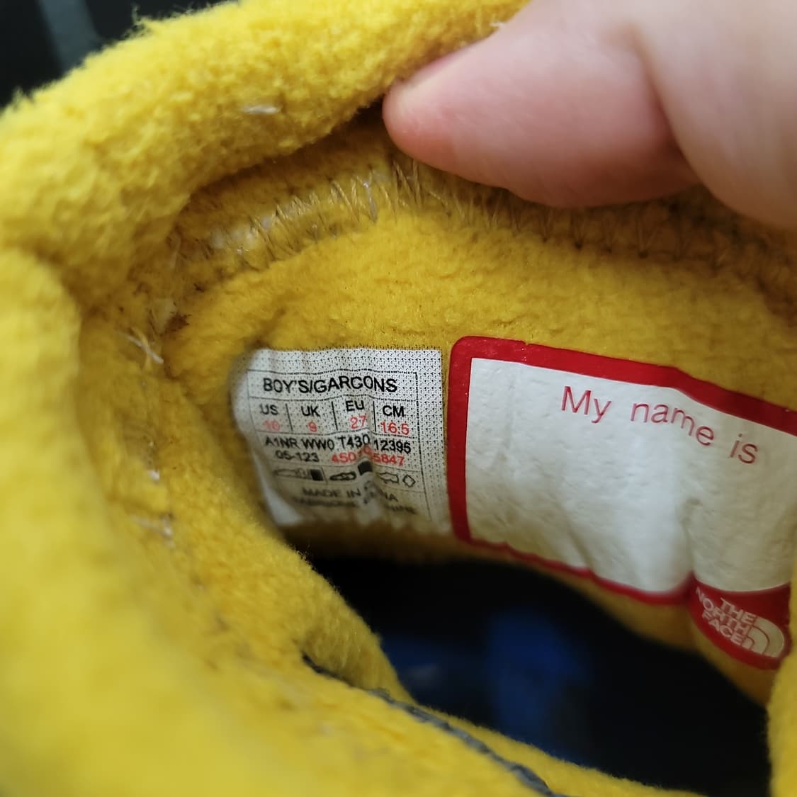 (140~150사이즈) 아동 노스페이스 방한부츠 새상품 판매합니다. 상품이미지8