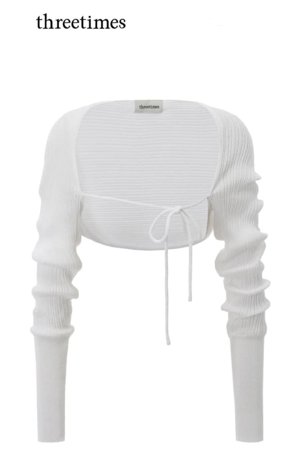 쓰리타임즈 - 릿 볼레로 (아이보리) 상품이미지1