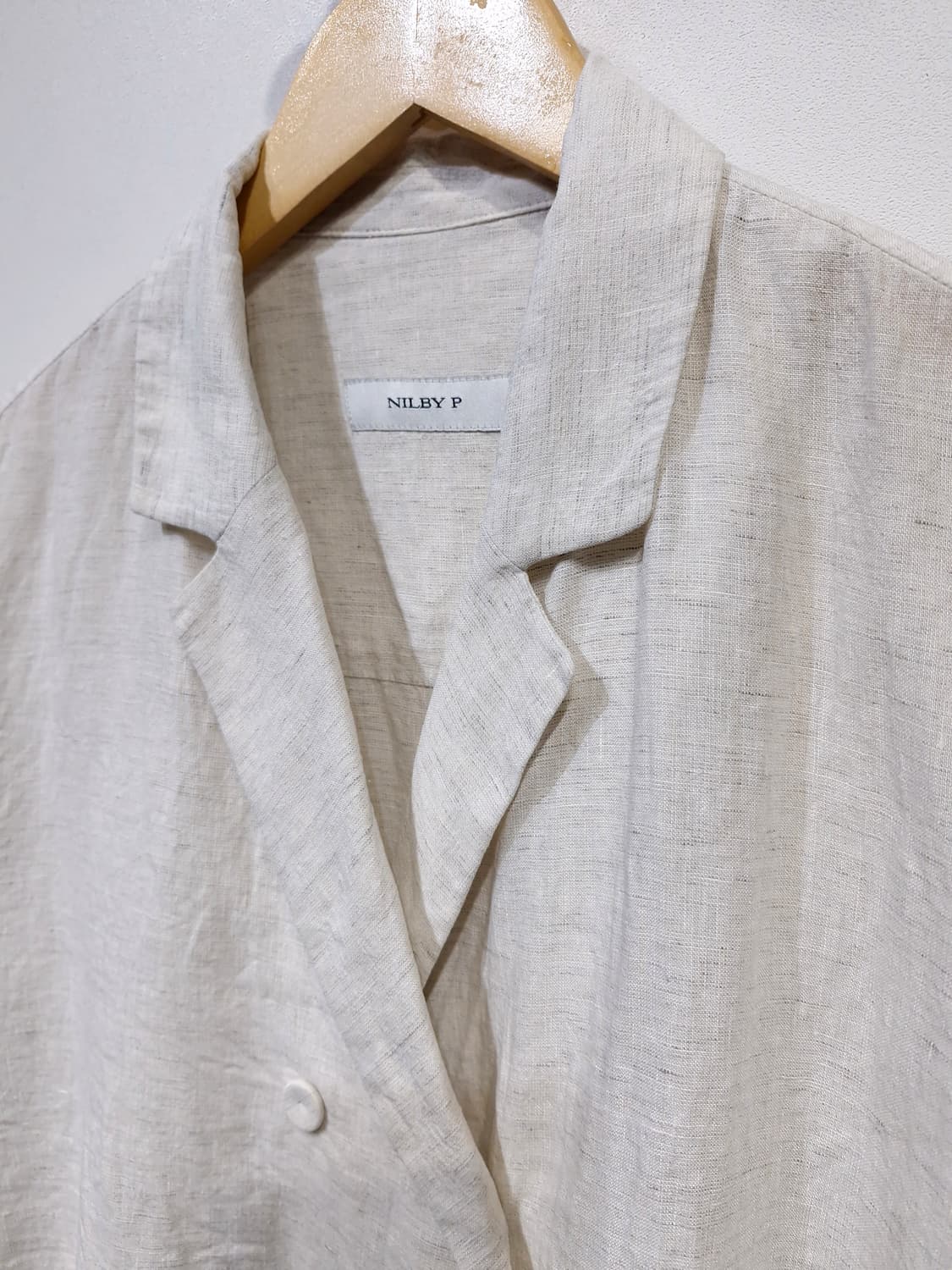 NILBY P 닐바이피 린넨100% 오버핏 자켓 상품이미지3
