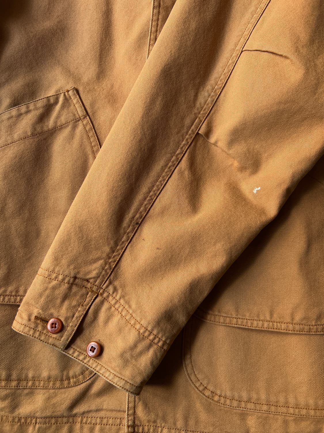 [L]엘엘빈 USA 체크 라이닝 브라운 캔버스 헌팅 자켓 상품이미지5