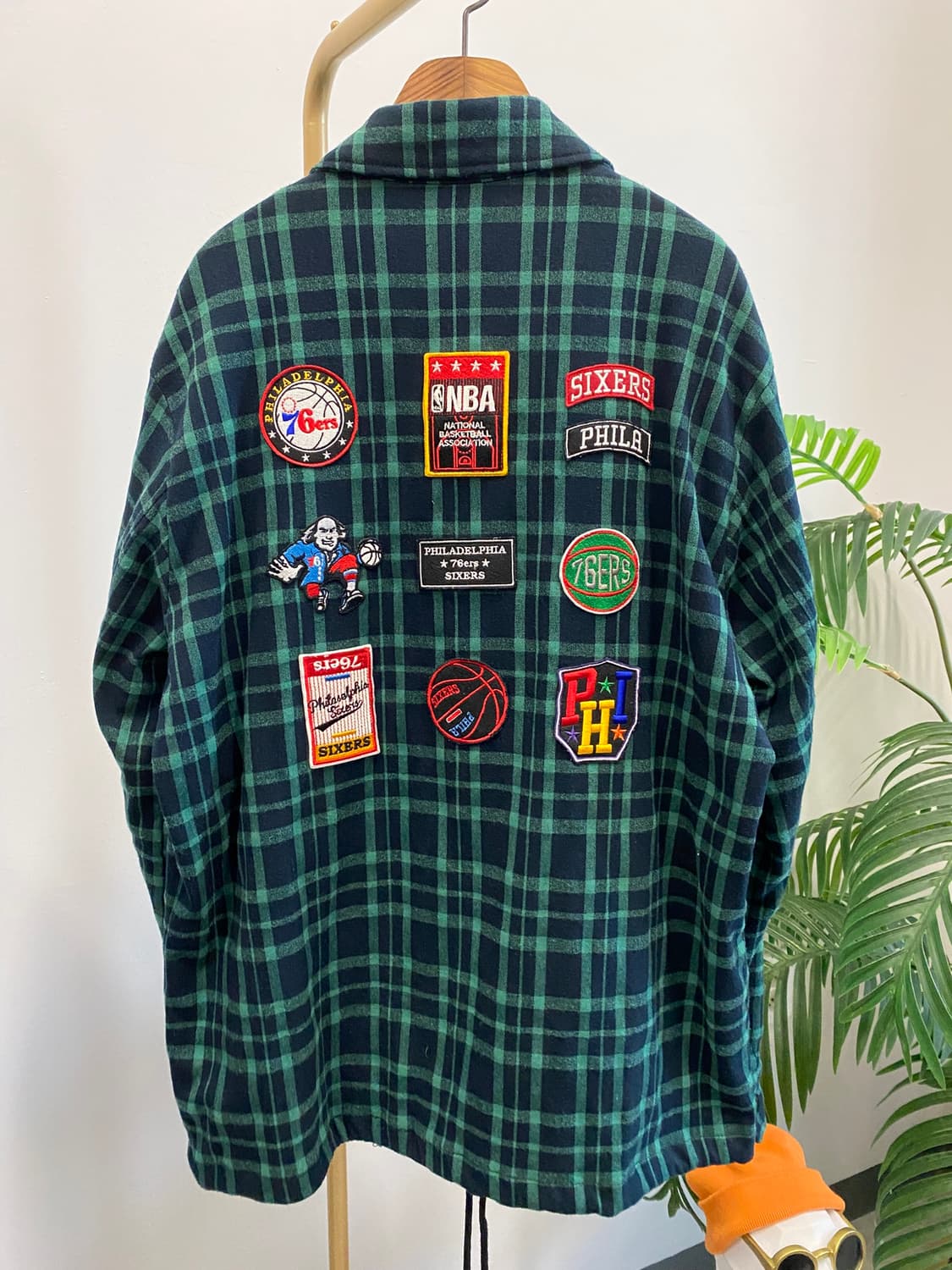 [L]NBA 체크셔츠 자켓 상품이미지4