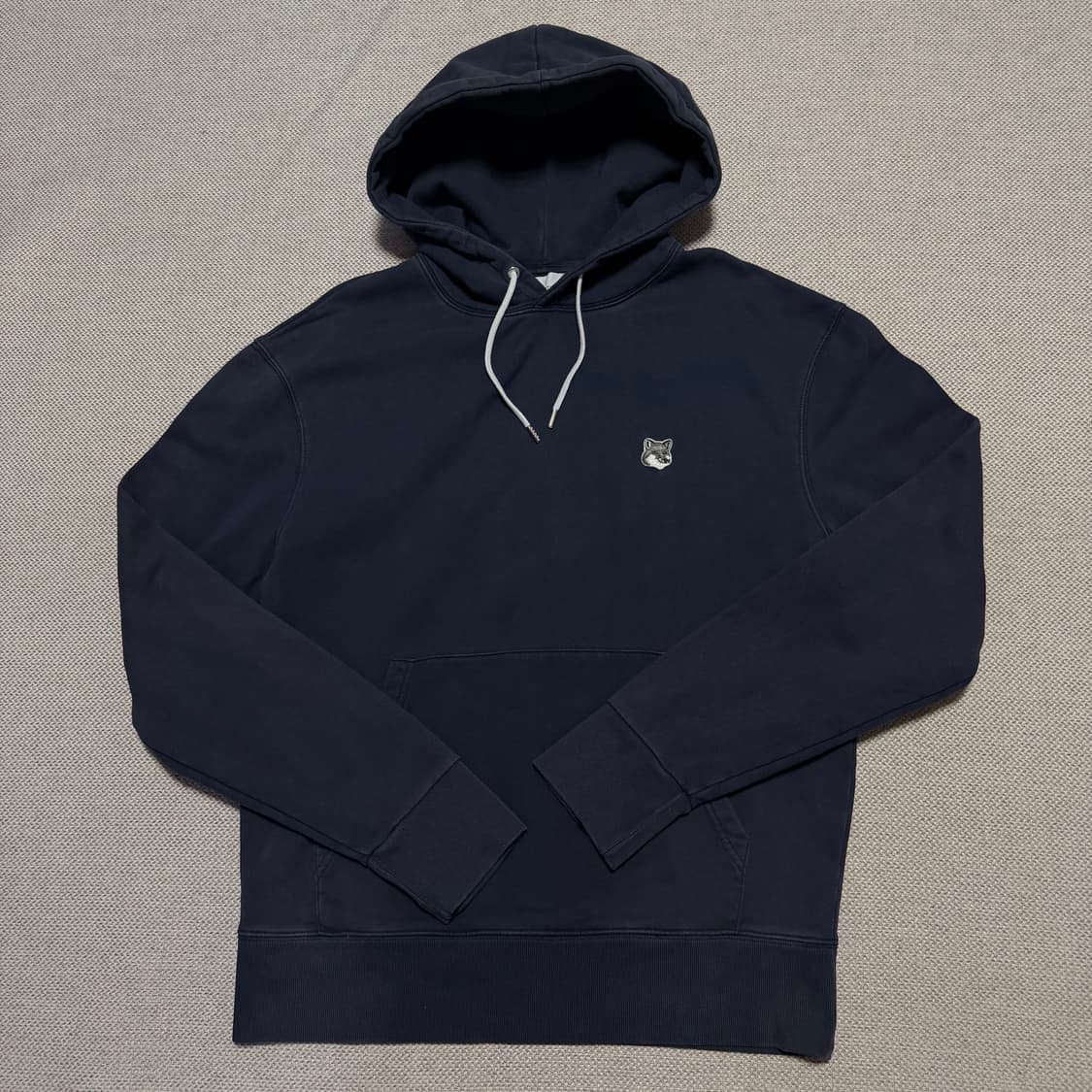 메종키츠네 그레이 폭스 패치 후드티 상품이미지1