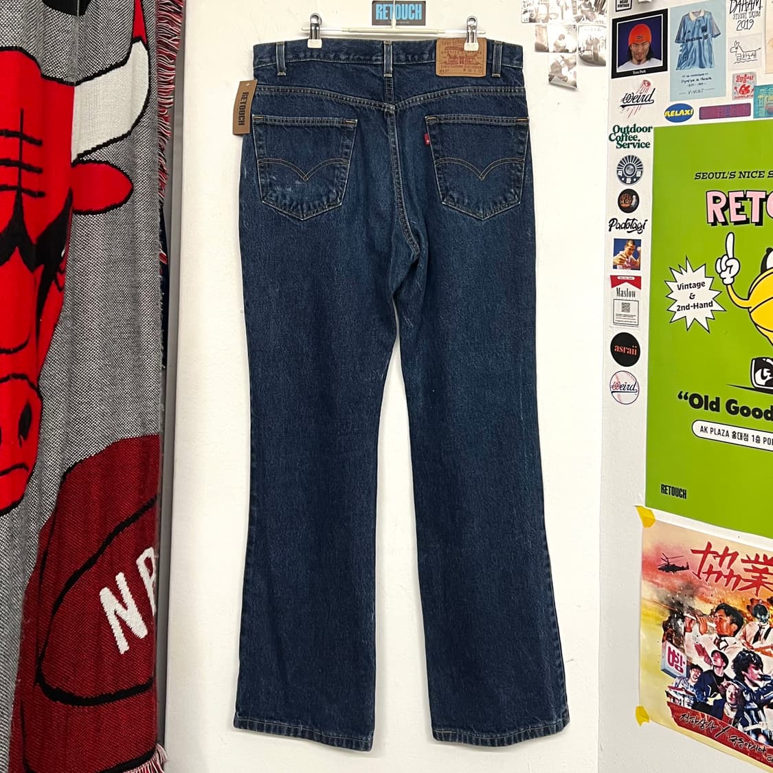 90‘s 리바이스 517 중청(Made in USA) 상품이미지4