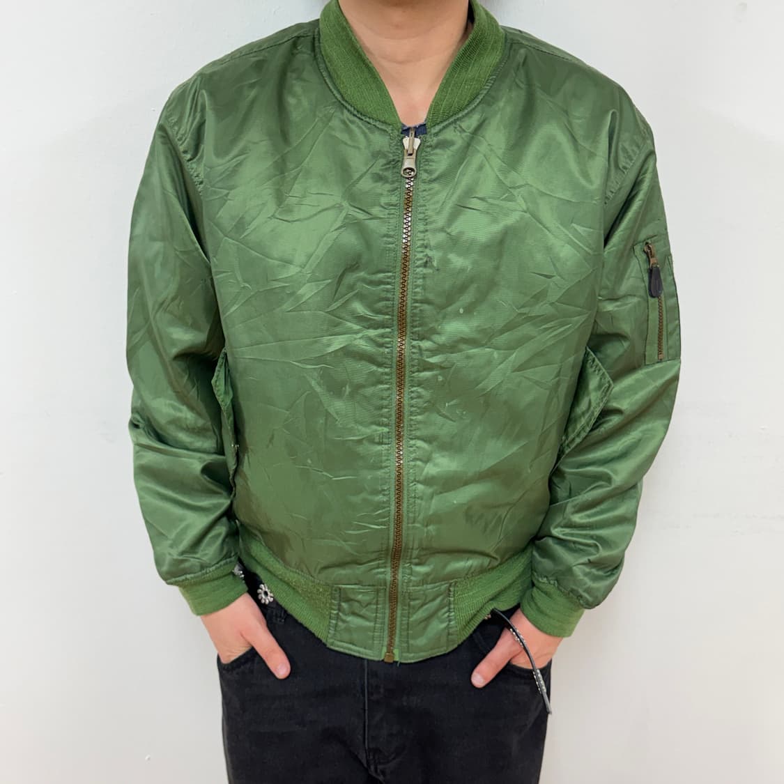 I.T.PLAIN 재팬 빈티지 MA-1 플라이트 자켓 일본🇯🇵 (M) 상품이미지1
