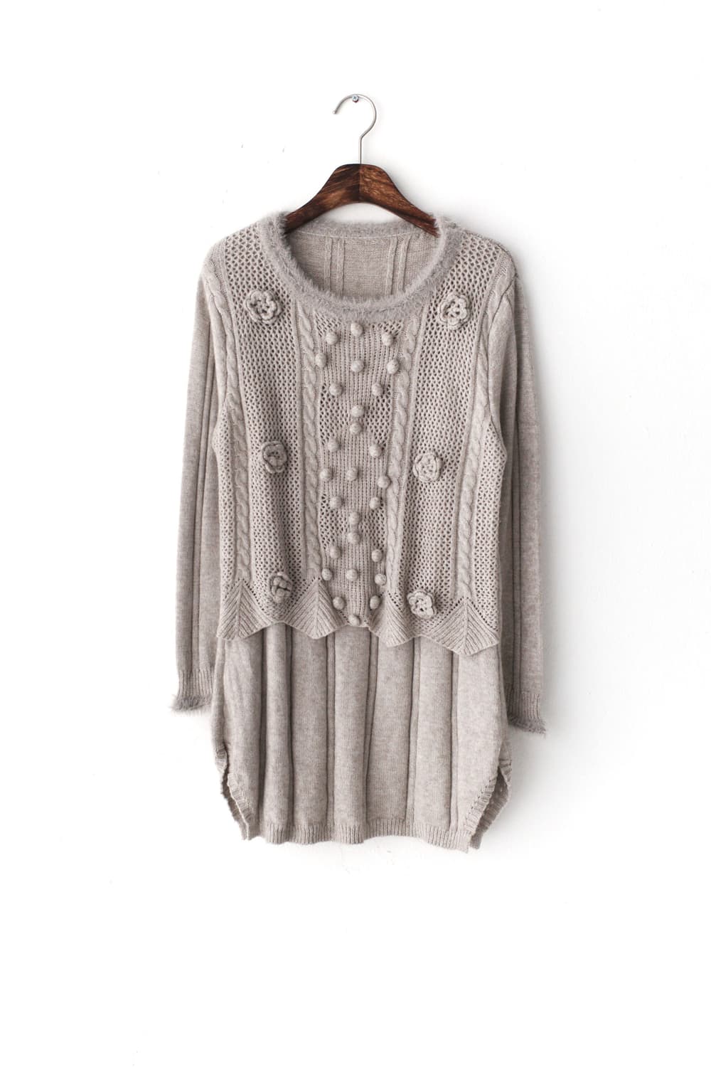 flower long knit 상품이미지1