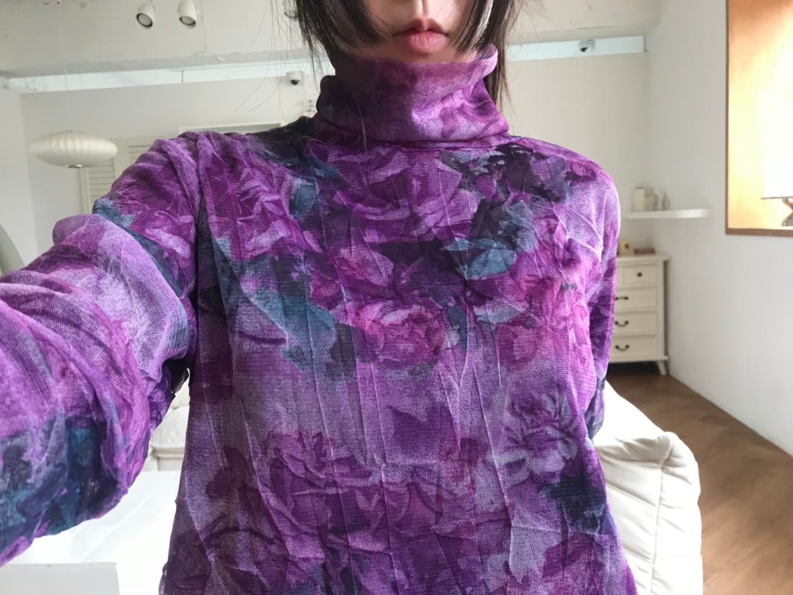 vintage pattern top 상품이미지5