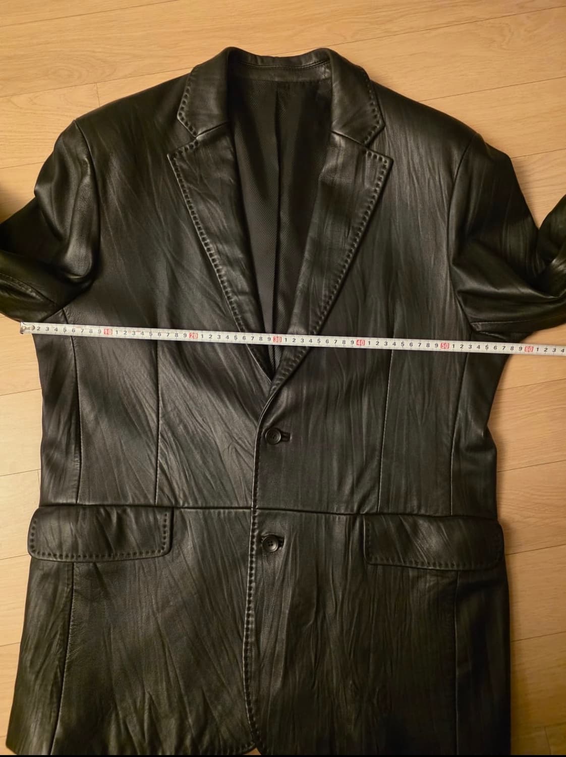까르뜨 블랑슈 / 가죽 레더 블레이저 자켓 / 2xl 110 상품이미지7