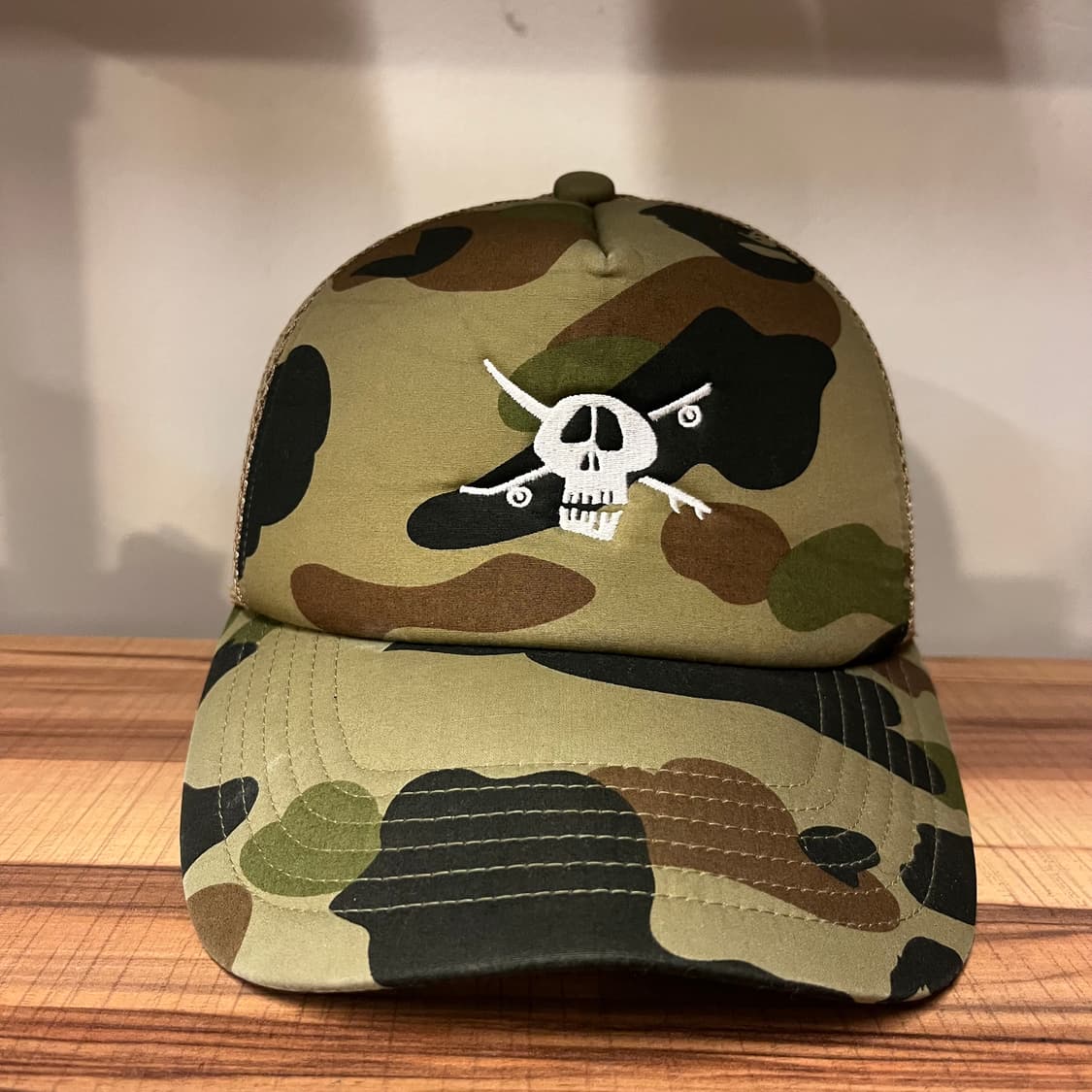 베이프 x 스투시 메쉬캡 상품이미지1