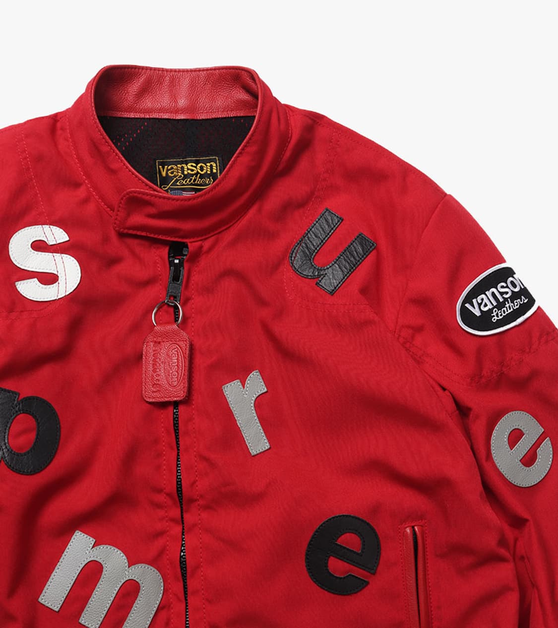 SUPREME X VANSON - LEATHER LETTER JACKET 상품이미지2