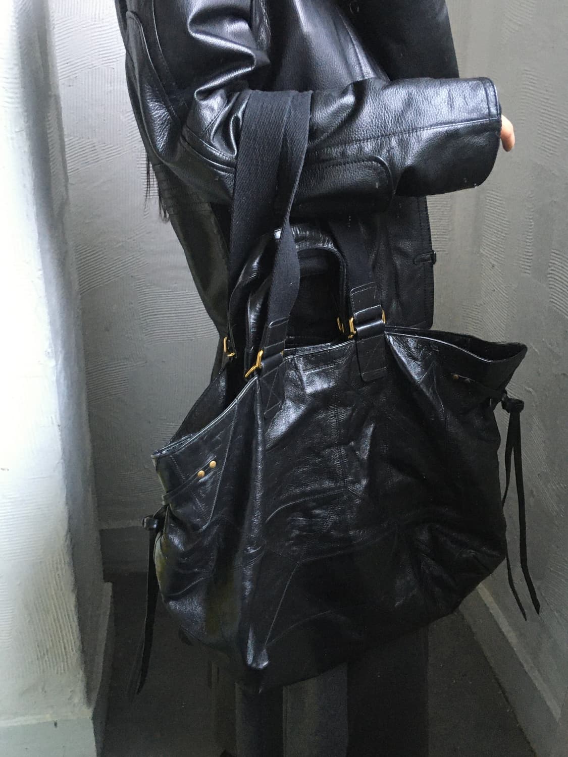 Isabel Marant 이자벨마랑 레더 패치워크 토트백 상품이미지2