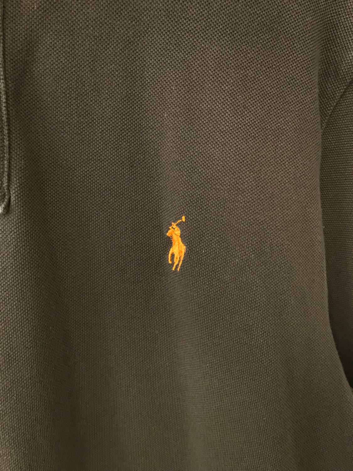 폴로 랄프로렌 카키 반팔 피케 티셔츠 상품이미지3