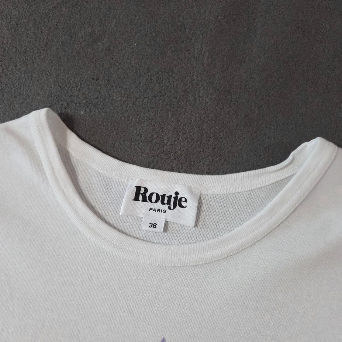 Rouje 루즈 여성 부케 반팔 티셔츠 36 상품이미지3