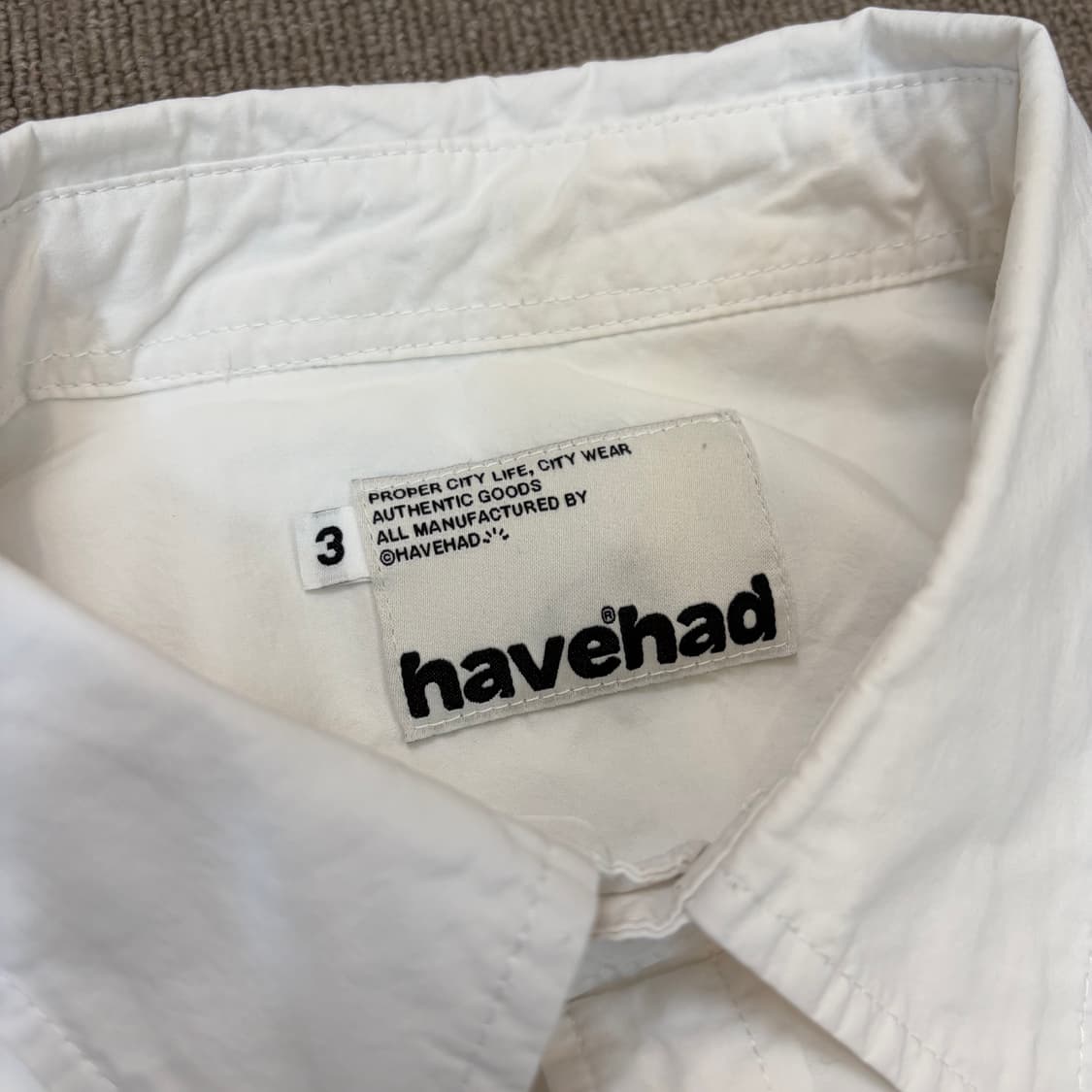 havehad 해브해드 와이드 셔츠 3  상품이미지2