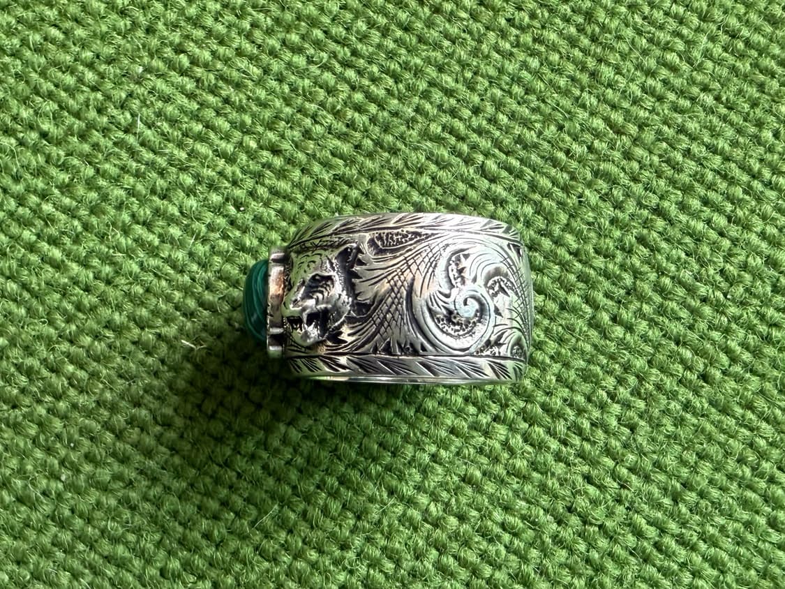 구찌 가든 펠린 헤드 실버 반지 A++급 상품이미지5