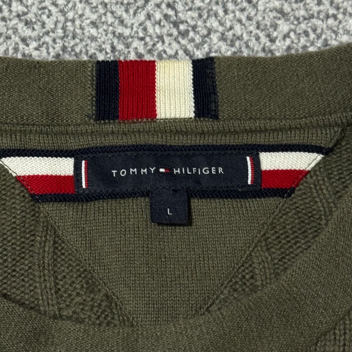 타미힐피거 꽈배기 니트 울캐시미어 상품이미지4