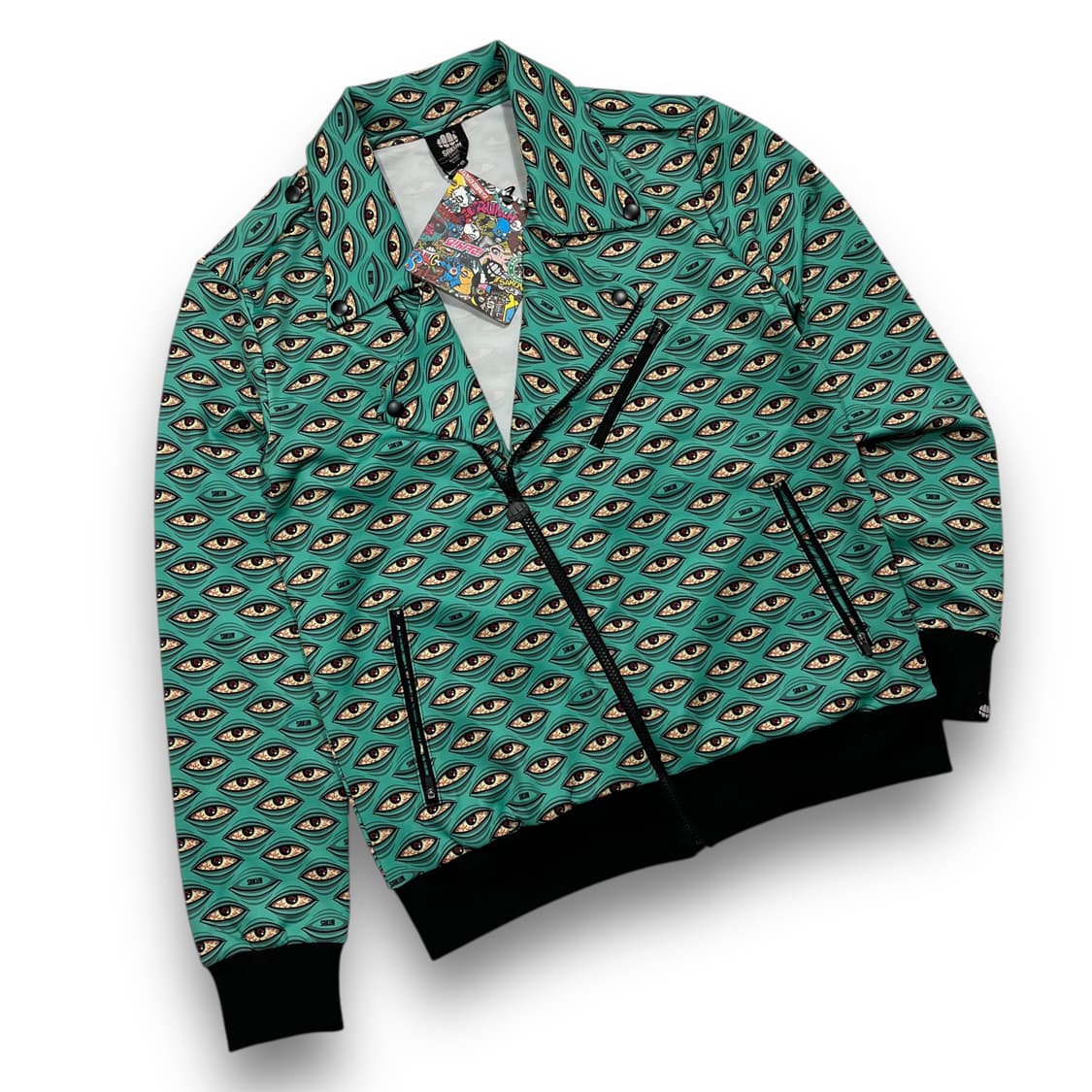 펑크 사쿤 외눈박이 몬스터 데드스탁 라이더자켓 상품이미지2