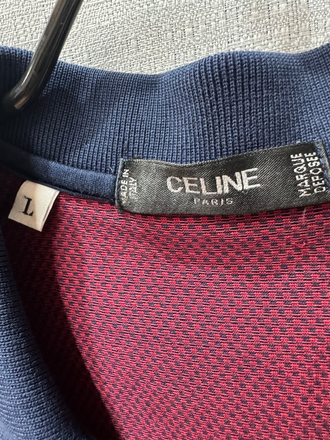 올드 이태리 셀린느 로고 원포켓 반팔카라 L(M) 상품이미지6