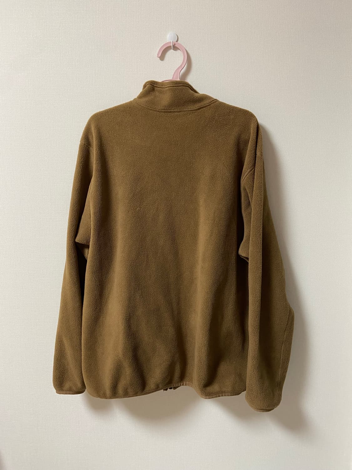 빈티지 일본유니클로 갈색 후리스 상품이미지3