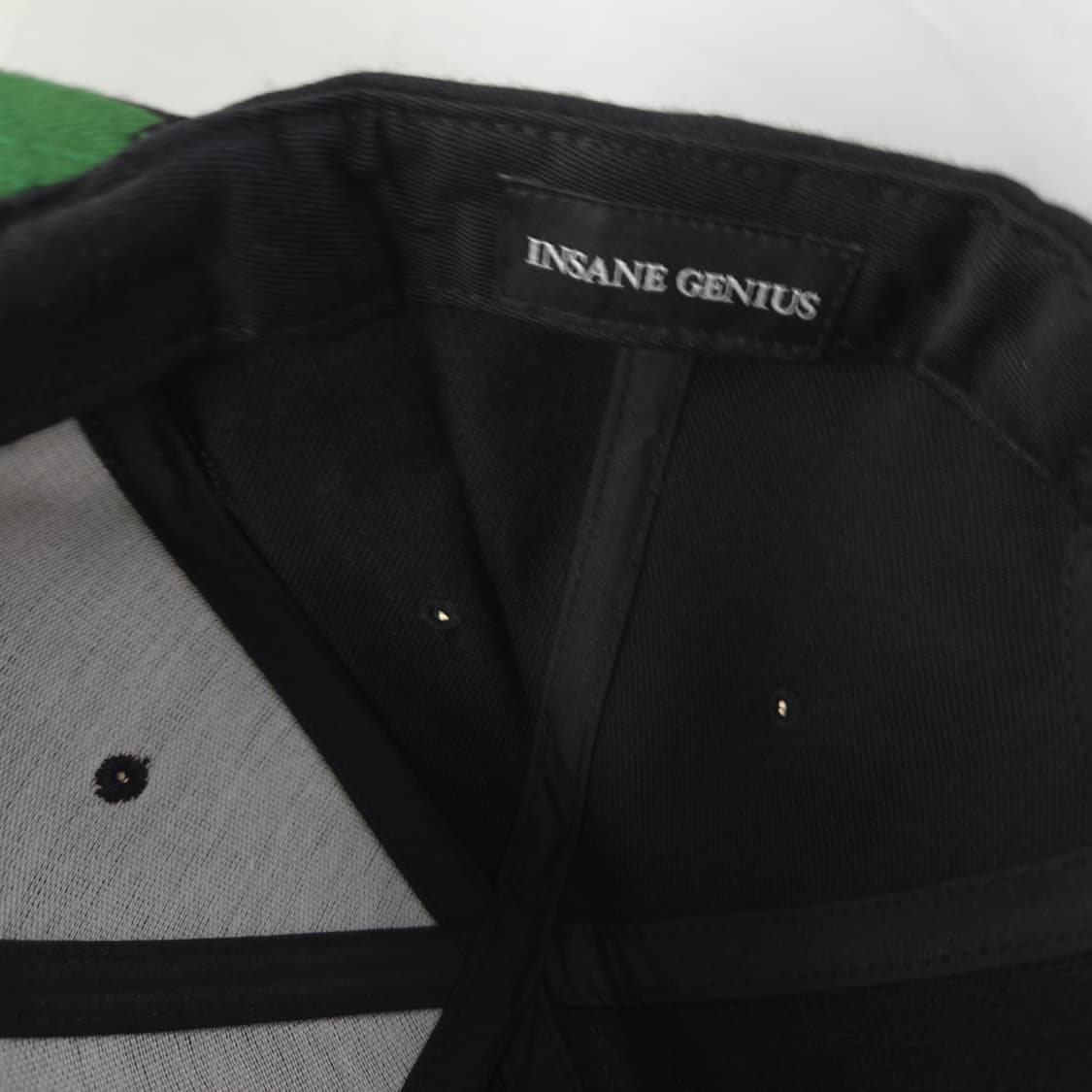 인세인 지니어스 블랙 볼캡 스냅백 상품이미지7