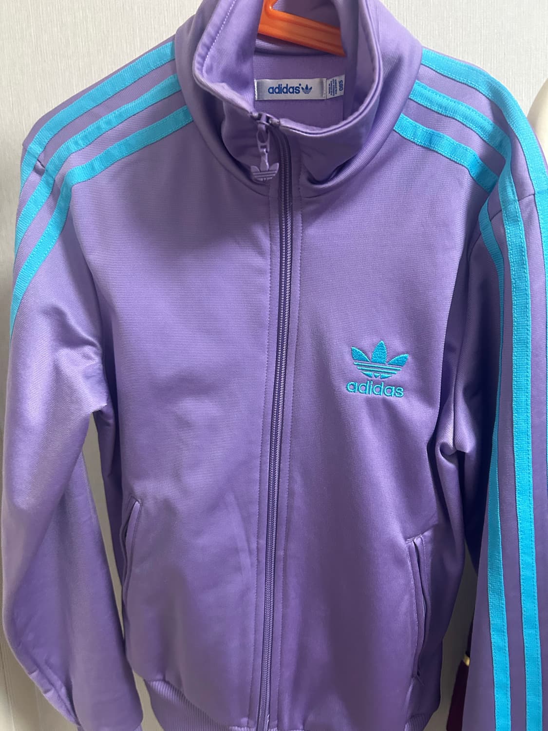 아디다스 파이버드 보라하늘 빈티지 져지 상품이미지1