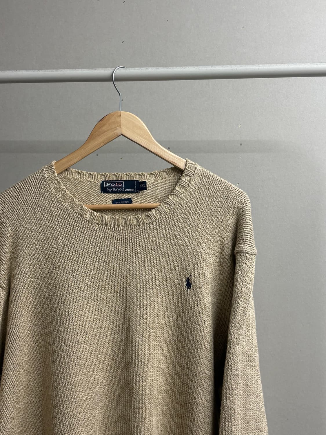 폴로00s 코튼 라운드 니트 상품이미지1