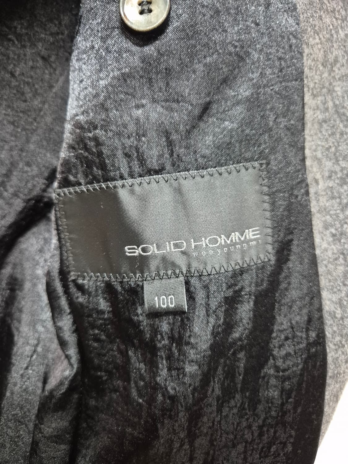 우영미 솔리드옴므 캐시미어 코트 상품이미지2