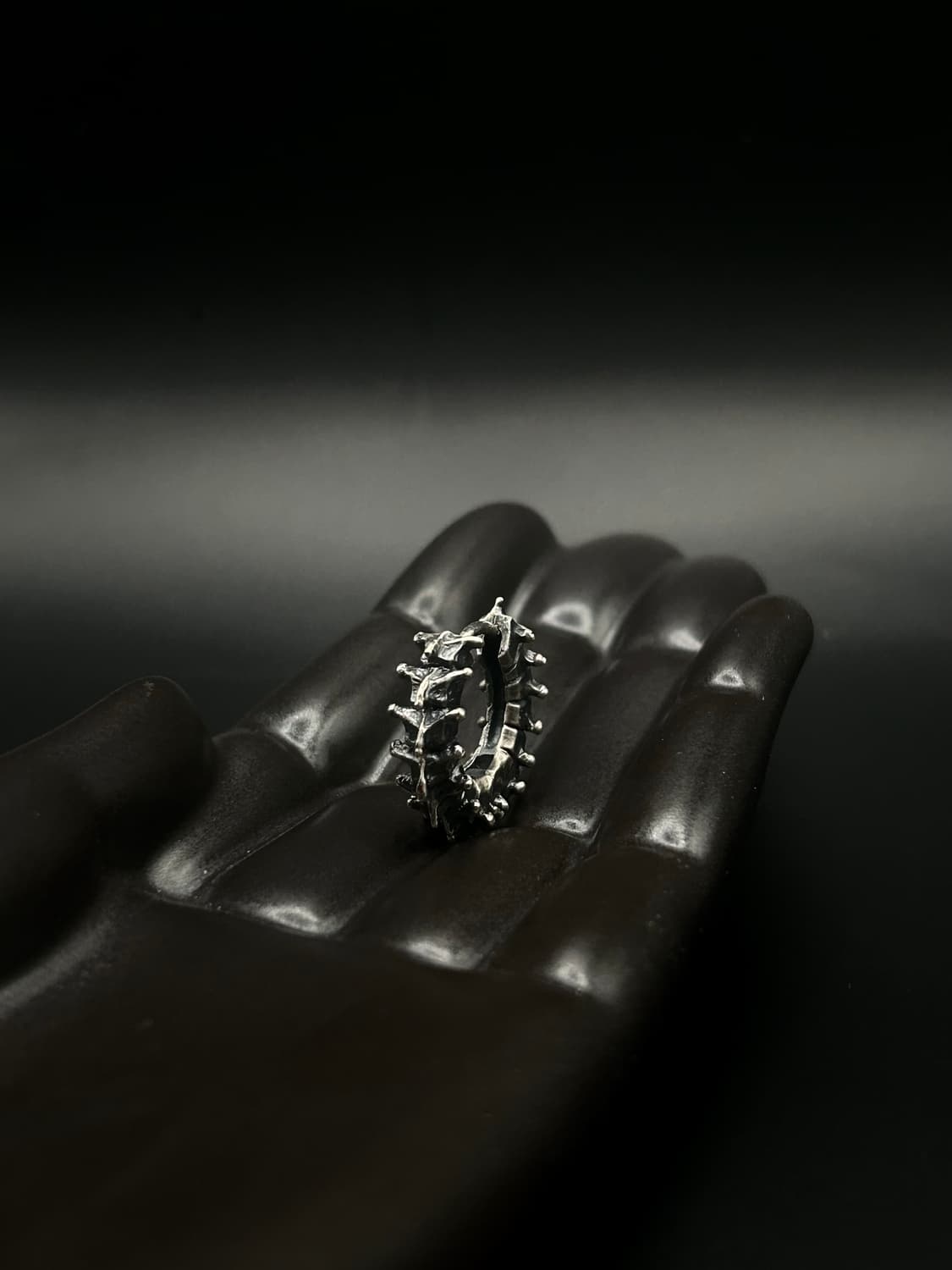 Handmade Silver Spine Earrings 상품이미지3