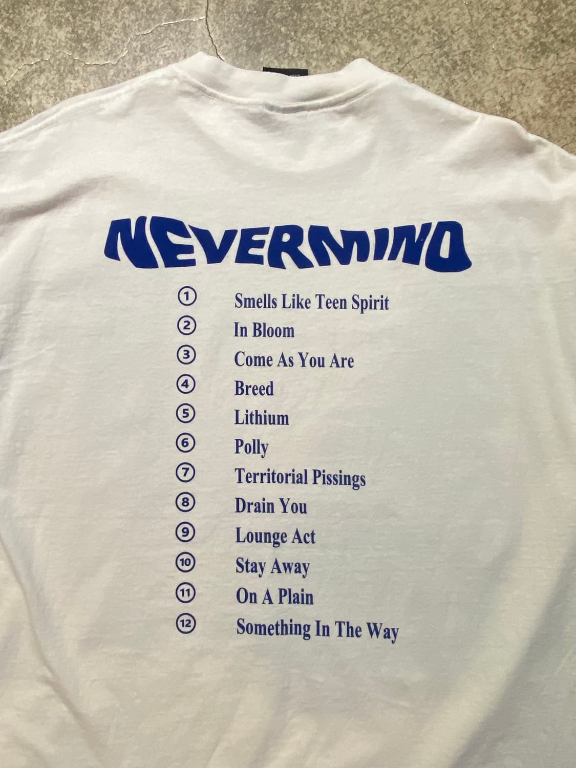 빈티지 너바나 네버마인드 반팔티 상품이미지6
