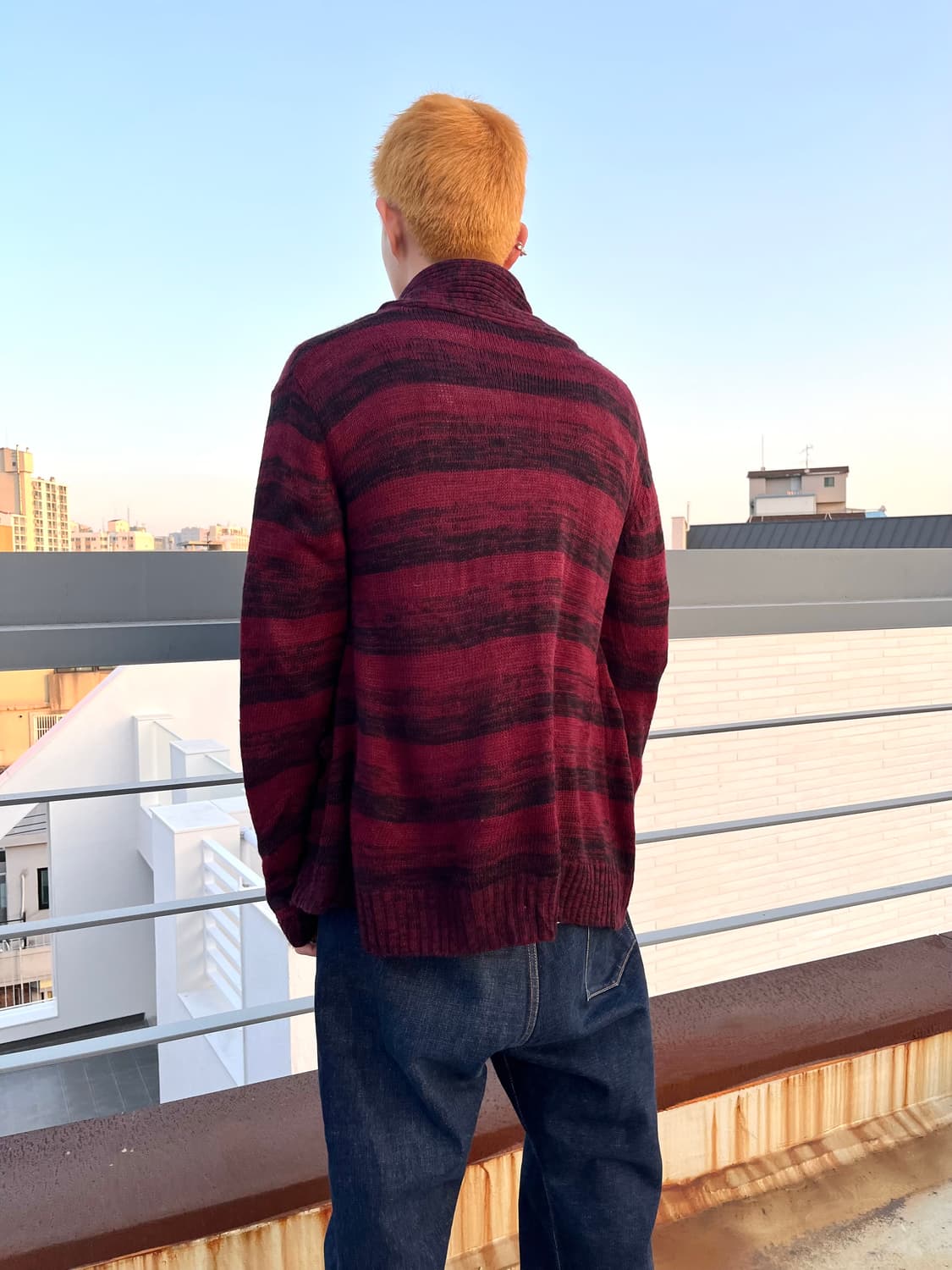 Acrylic Striped Cardigan 상품이미지6