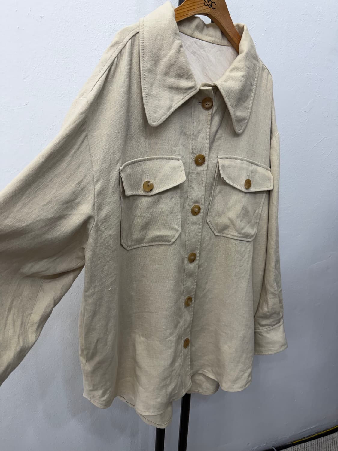 정품) 타임 한섬 20ss 여성 오버사이즈 자켓 82 상품이미지2