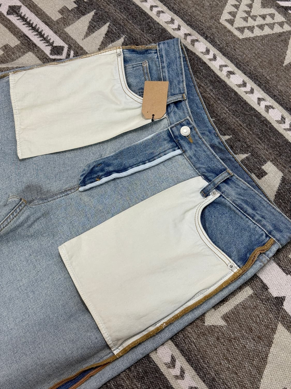 레인세인 (ReinSein)리버스 중청 데님 팬츠 상품이미지3