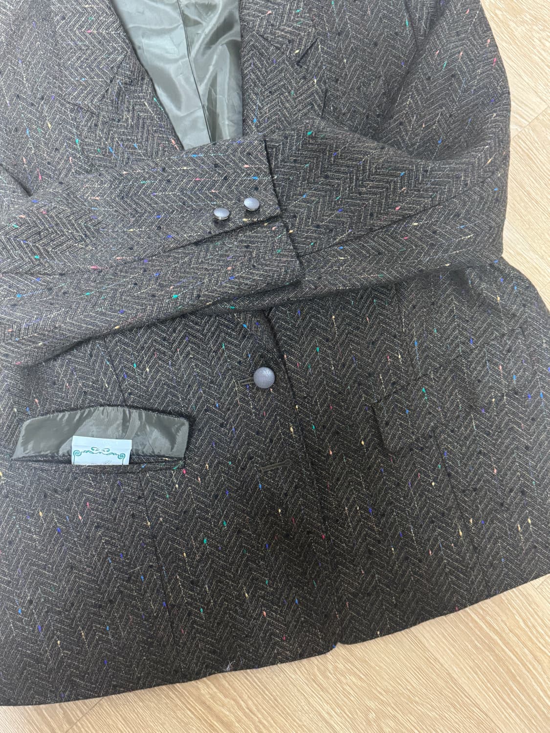 여성 울100% 블레이저 상품이미지3