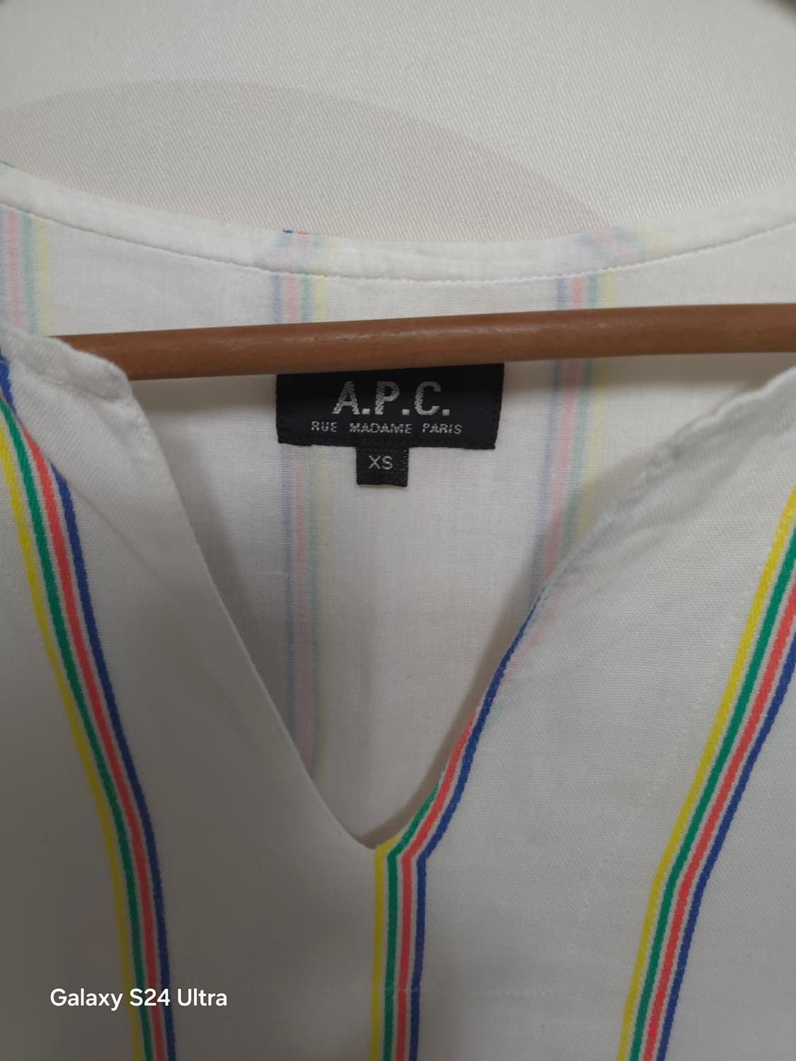 A.P.C 스트라이프 민소매 튜닉 XS ✨️정품✨️
 상품이미지3