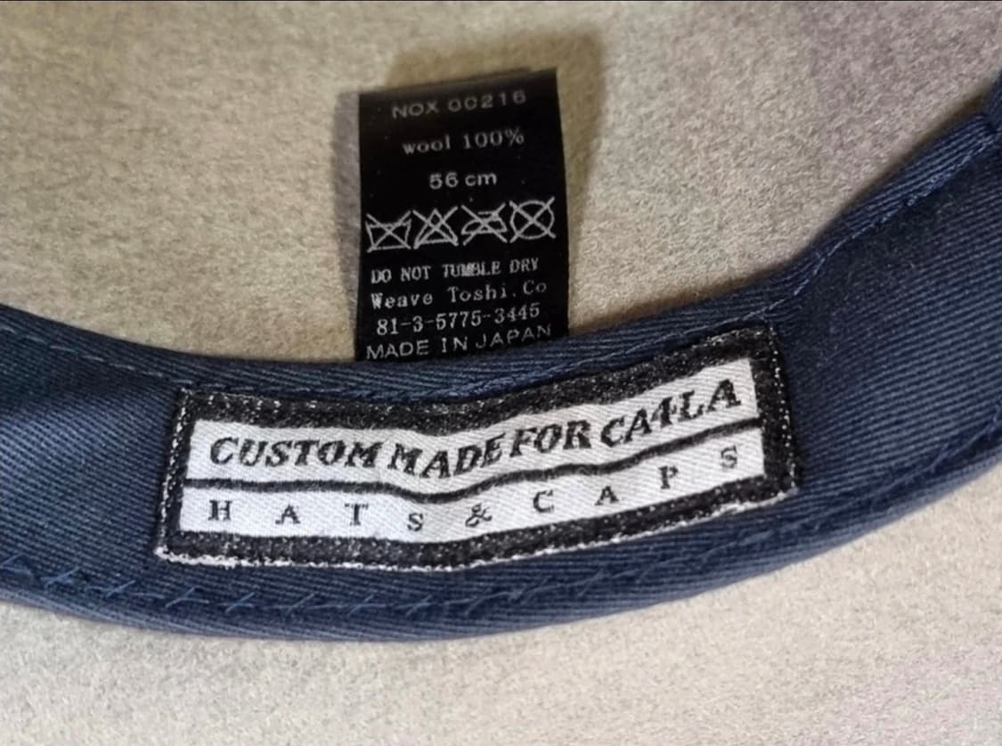 카시라 CA4LA 고급 양모 펠터 페도라 55~57cm 남여공용 모자  상품이미지6