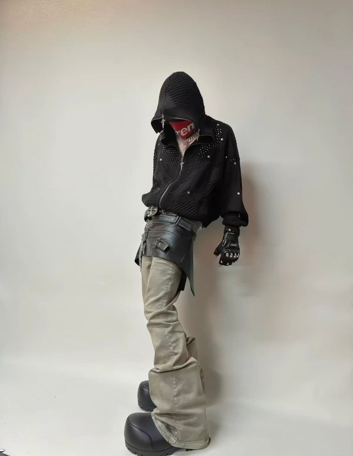 매쉬 후드집업 상품이미지3