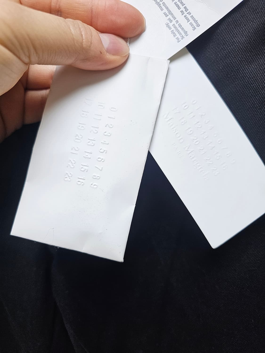 새상품 25 FW 메종마르지엘라 남성 블랙 진 팬츠 상품이미지8