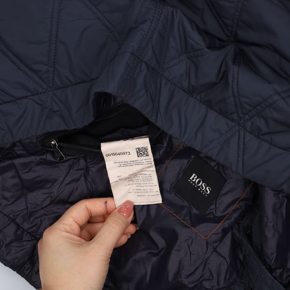 [실측확인] 보스 다이아몬드 퀄팅 자켓 1215J2 상품이미지7