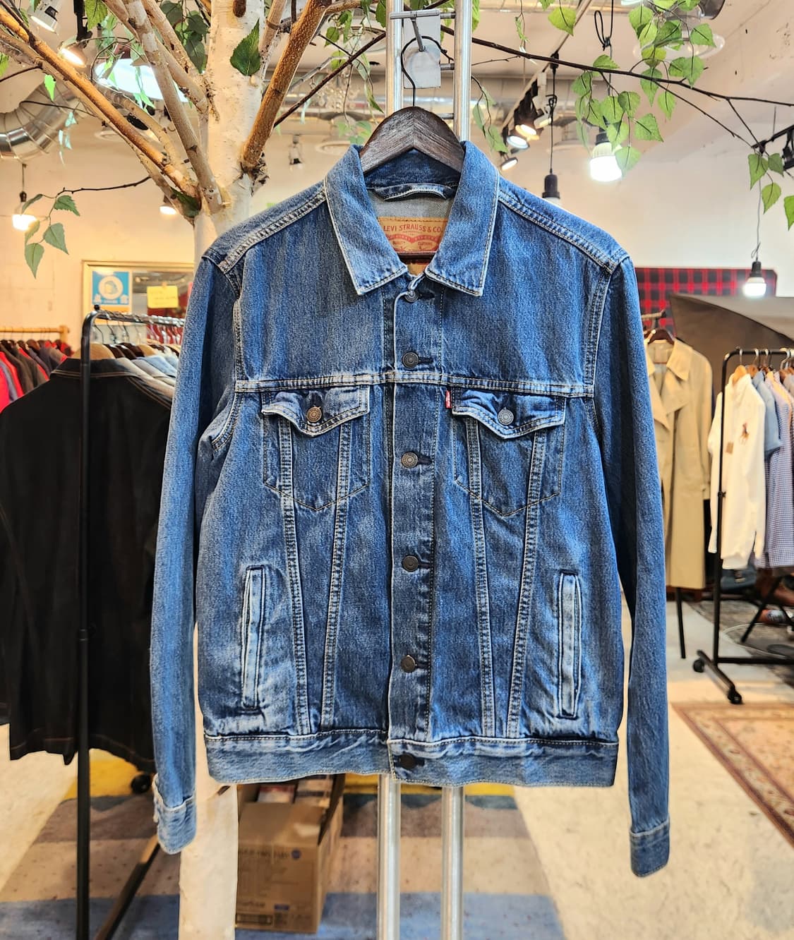 LEVIS 리바이스 카모 패치 데님 자켓 상품이미지5