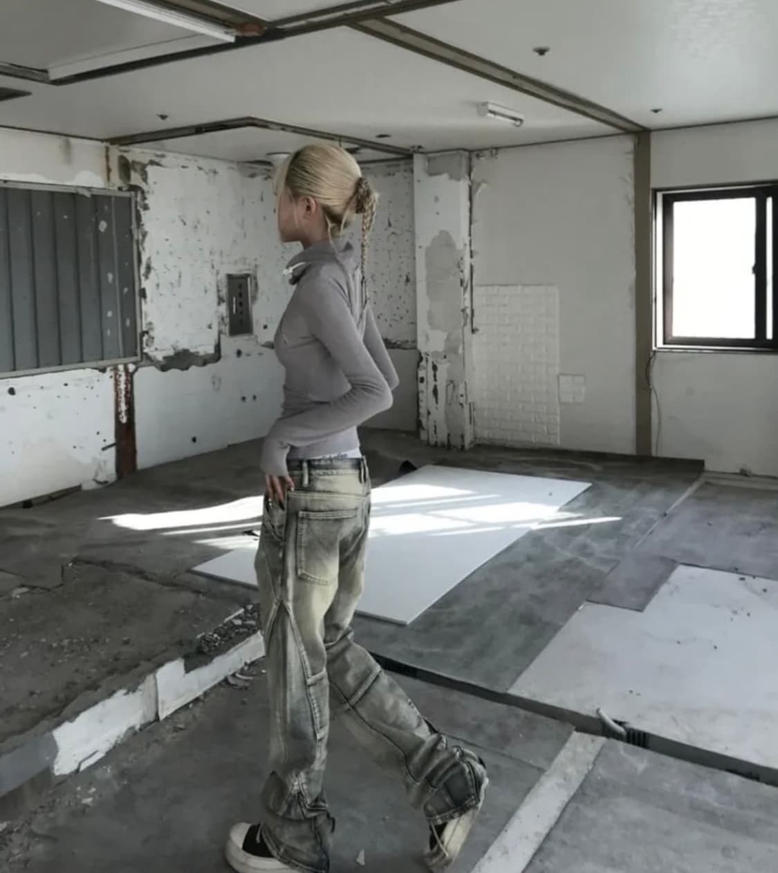 Kyoii 쿄이 GRIND ZIP CARGO PT(BLUE) 상품이미지3