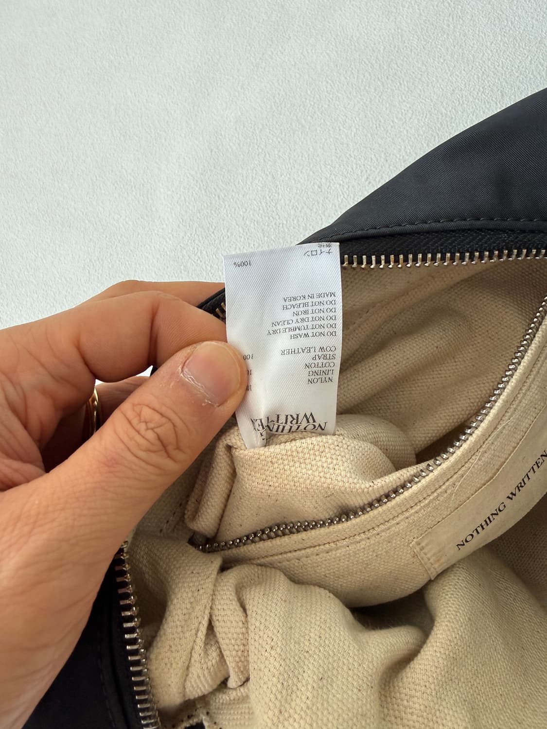 나띵리튼(NOTHING WRITTEN) 숄더백(크로스 가능) 상품이미지7