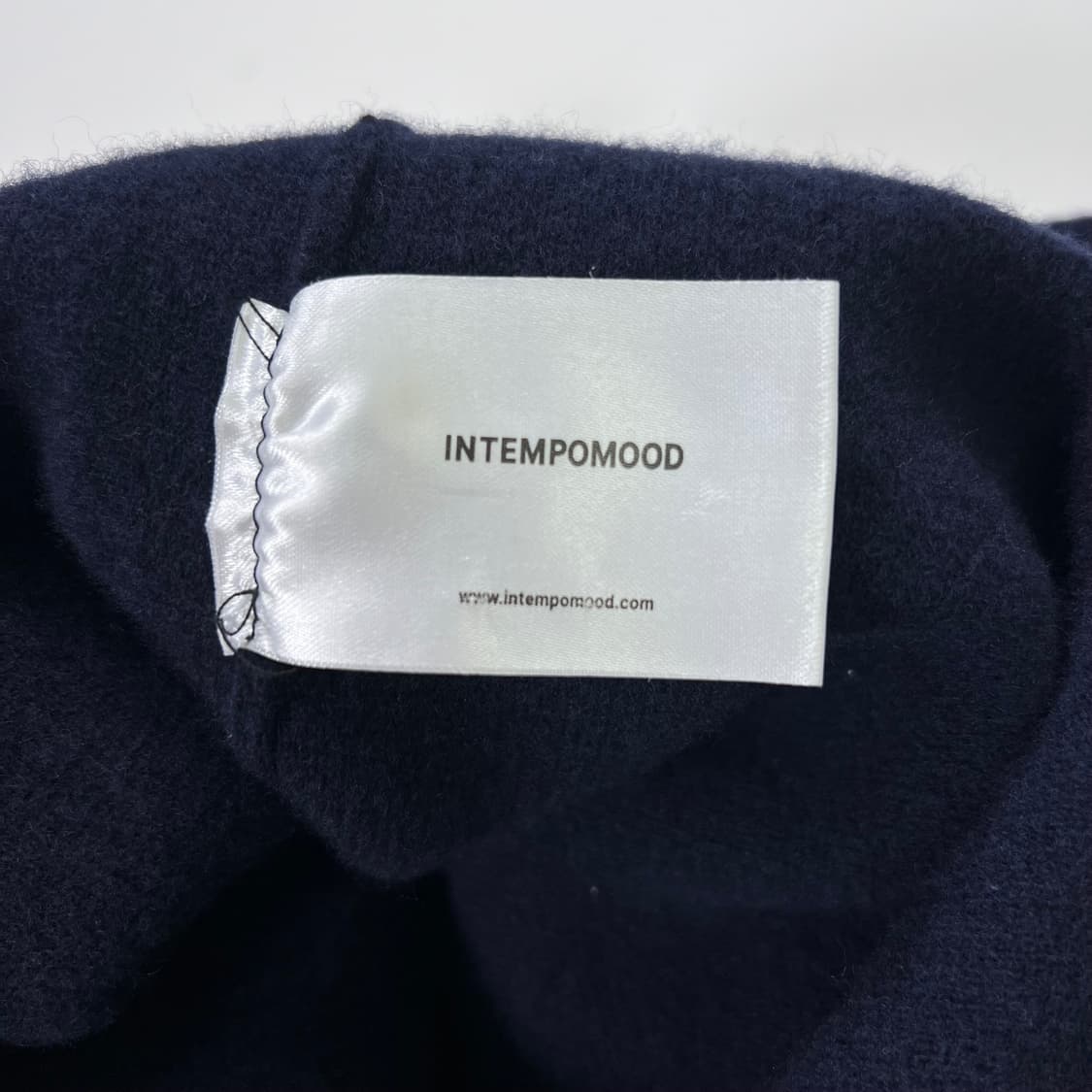 인템포무드 네이비 니트 가디건 상품이미지5