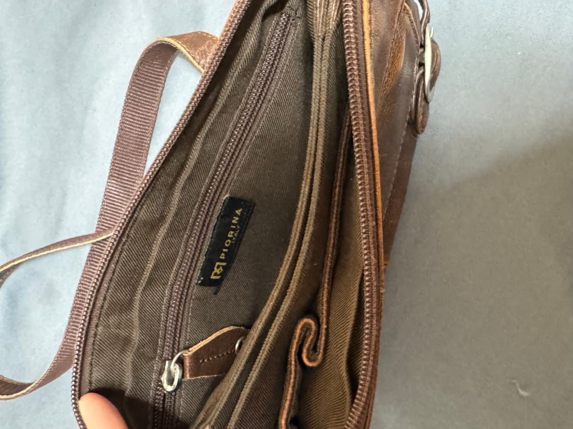 천연 소가죽 크로스백 상품이미지3