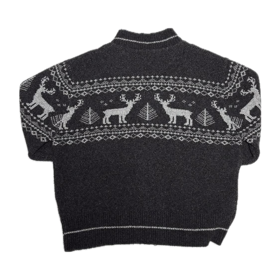 엘무드 노르딕 보머 니트 집업 윌넛 브라운 상품이미지3